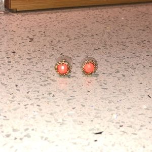 Kendra Scott orange studs